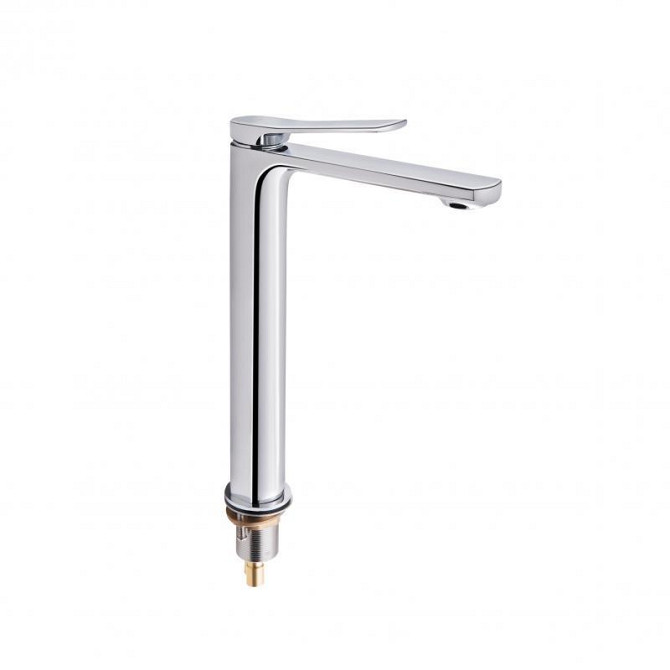 Змішувач для раковини Qtap Slavonice QTSLV10H42103C (k35), одноважільний, високий, Chrome Харків - фото 1