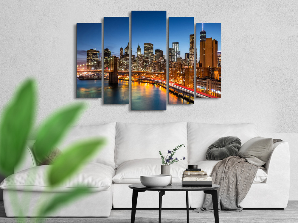 Модульна картина Місто Захід Art-290_5 ( 80х118см ) Київ - фото 2