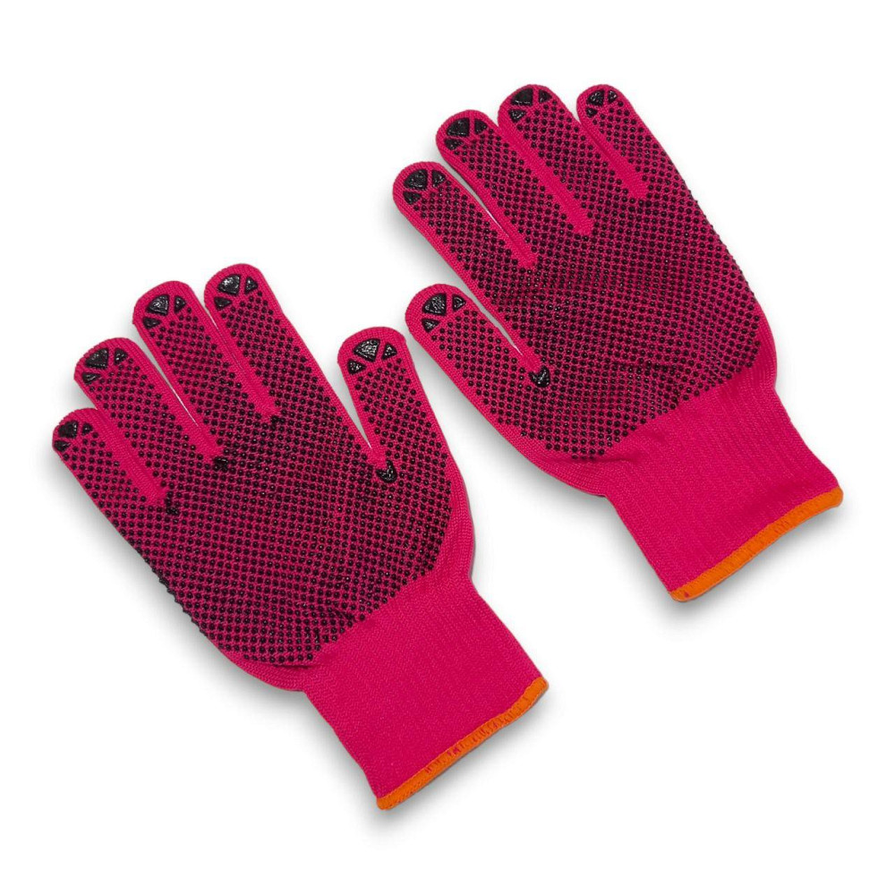 Перчатки рабочие синтетические красные Харьков - изображение 3