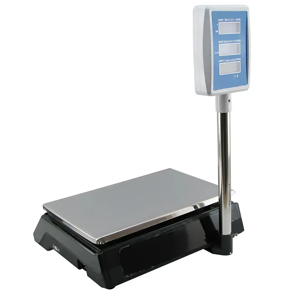 Электронные торговые весы CB-5053 до 50 кг с двусторонним дисплеем, точность 3 г, питание 220 В и аккумулятор Одесса - изображение 5