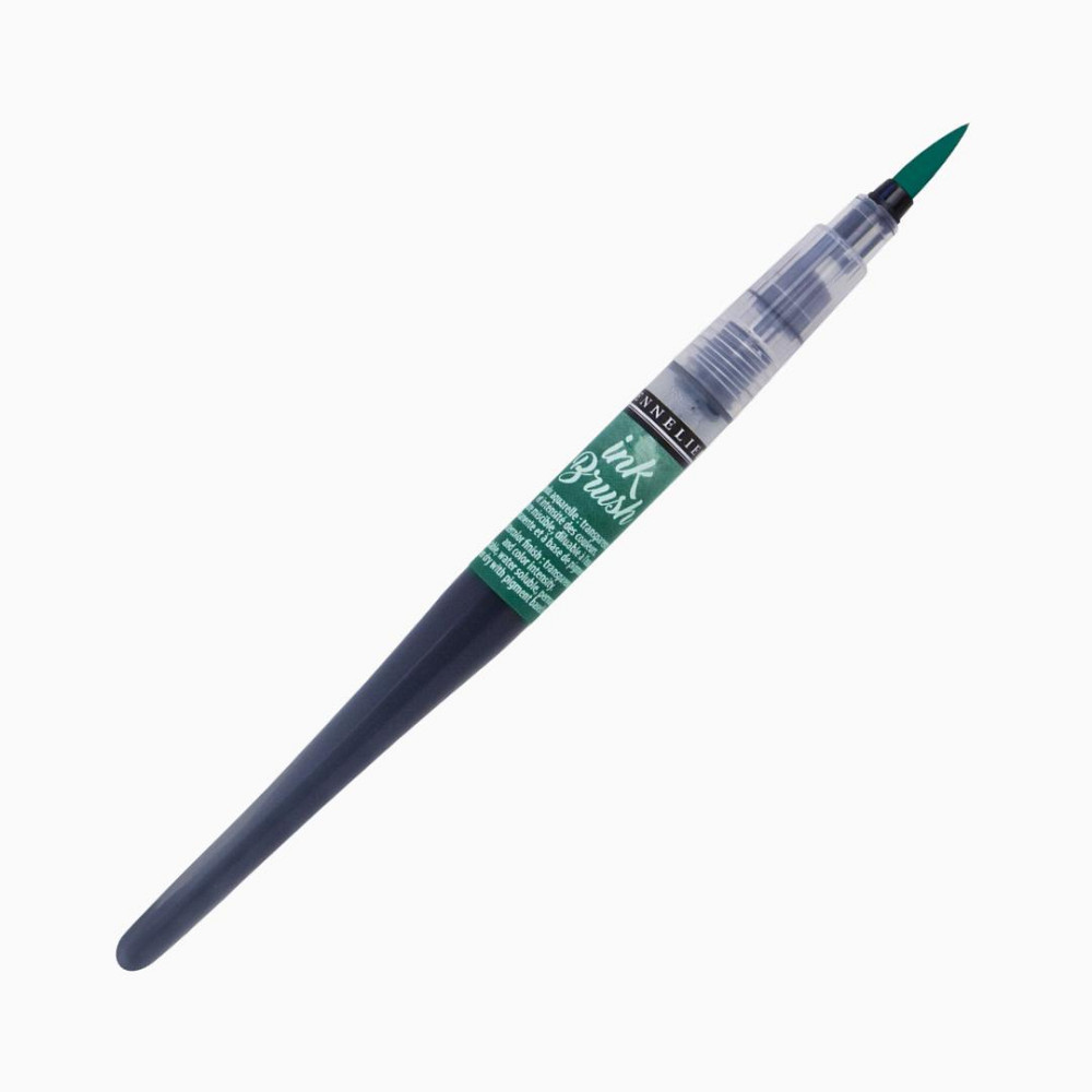 Ручка-пензель з чорнилом Sennelier Ink Brush, Лісовий зелений (Forest Green) Київ - фото 1