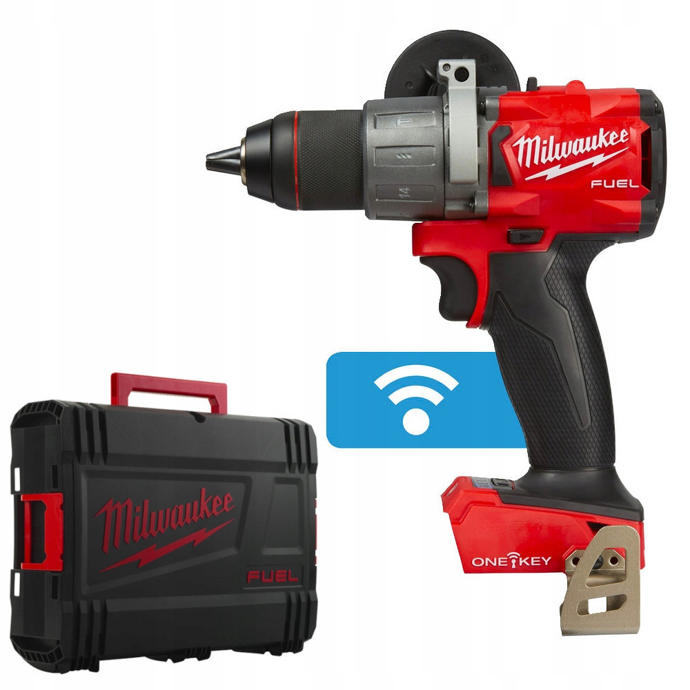 Дрель-шуруповерт аккумуляторный бесщеточный ударный MILWAUKEE M18 ONEPD2-0X, 135Нм (клипса для ремня, боковая ручка, HD кейс) Одесса - изображение 2
