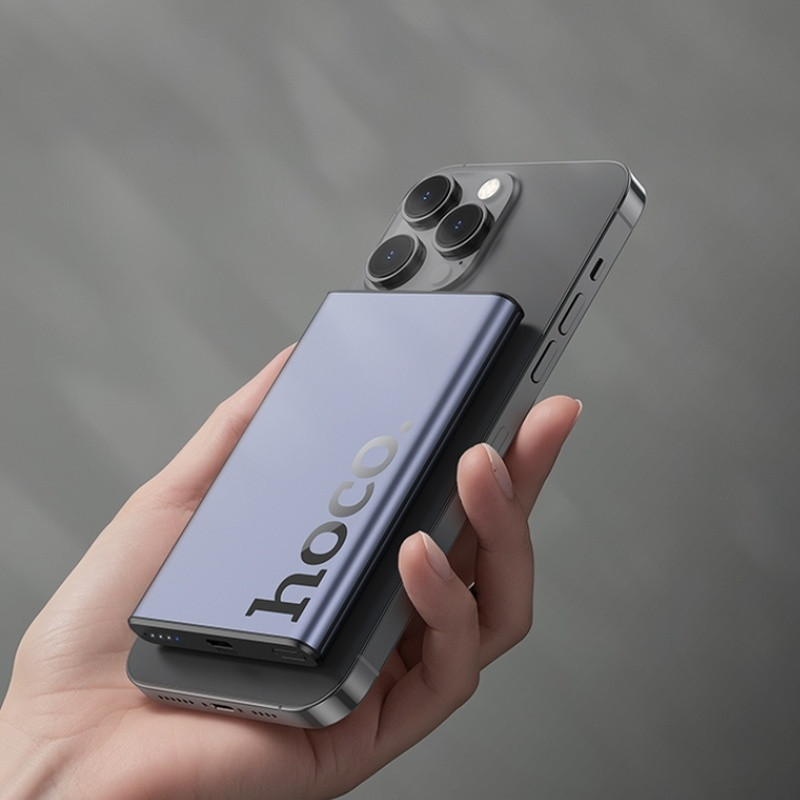 Безпровідний магнітний акумулятор HOCO Q32 Bird 5000mAh Київ - фото 3