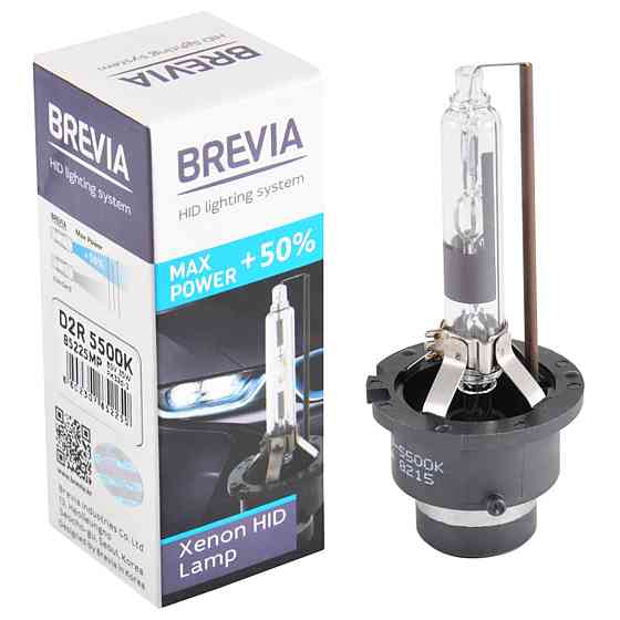 Ксенонова лампа Brevia D2R +50%, 5500K, 85V, 35W PK32d-3, 1шт 85225MP Київ