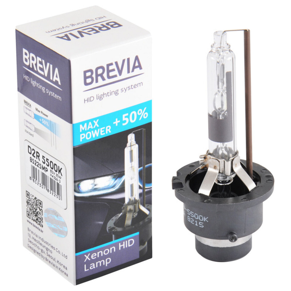 Ксенонова лампа Brevia D2R +50%, 5500K, 85V, 35W PK32d-3, 1шт 85225MP Киев - изображение 1