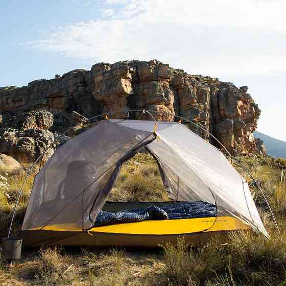 Двухместная легкая палатка с футпринтом Naturehike Mongar NH17T007-M 20D (Серая) Винница