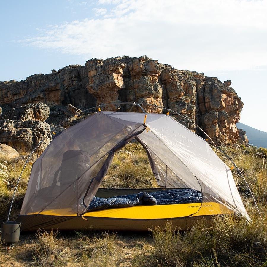 Двухместная легкая палатка с футпринтом Naturehike Mongar NH17T007-M 20D (Серая) Винница - изображение 3