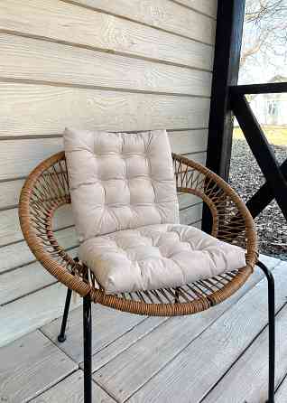 Подушка для стільців (40x40х5 см) Decorator Velour колір молочний 84-105 Київ