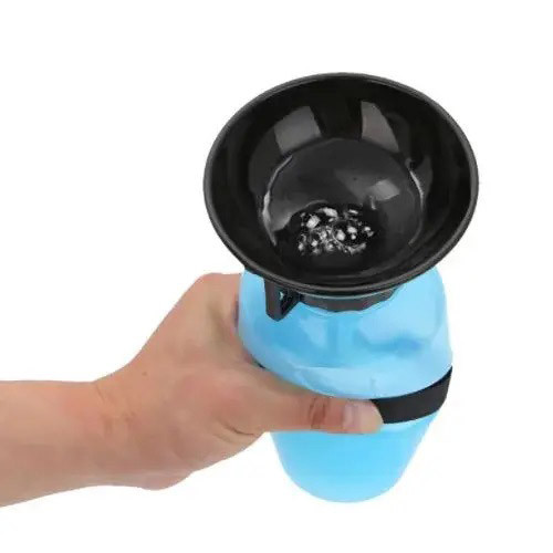 Поїлка для собак дорожня переносна Aqua Dog 537 мл портативна пляшка для великих та дрібних собак FS-97 QR-16 Львів - фото 11