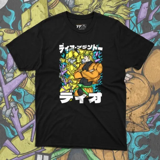 Футболка для подростка мальчика с принтом Джо Джо Дио Брандо Размер 160 Anime10622 Днепр