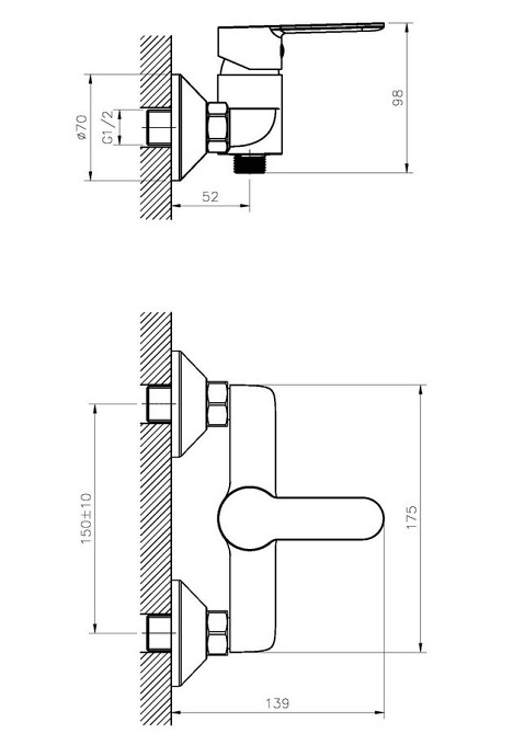 Змішувач для душа Haiba Daniel 003   ( HB1011 ) 38892 Харків - фото 6