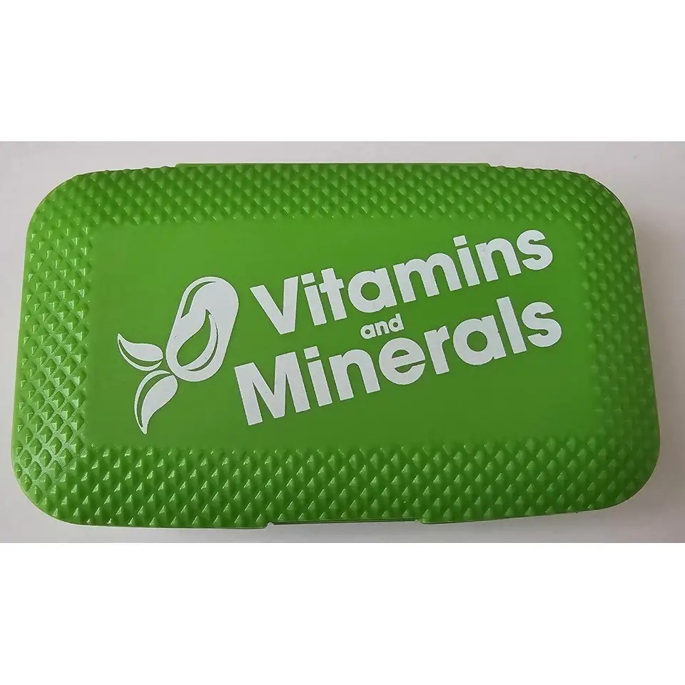 Таблетниця салатова з написом " Vitamins and Minerals" Луцк - изображение 1