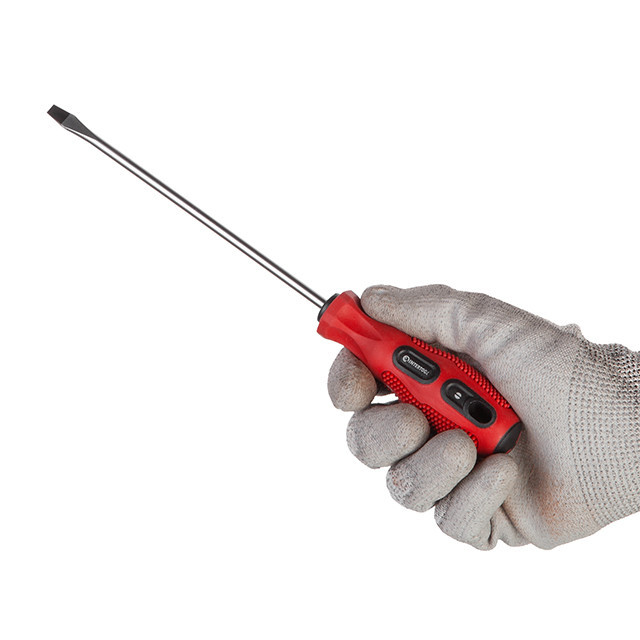 Отвертка шлицевая, SL5×150 мм, Cr-V INTERTOOL VT-3109 Киев - изображение 4