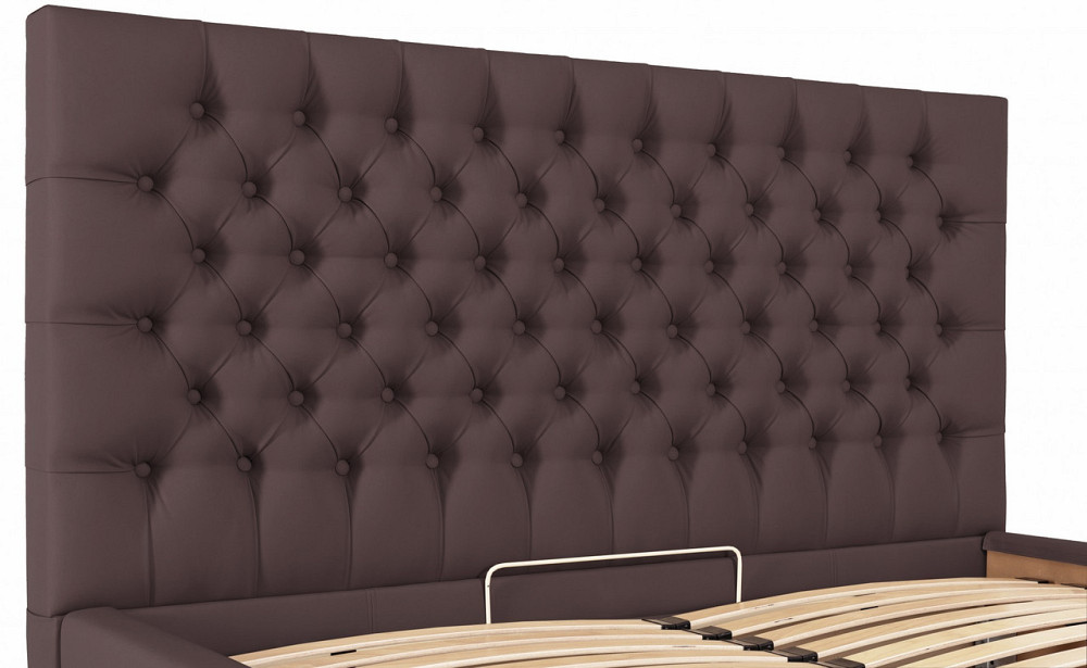 Кровать Двуспальная Cambridge Comfort 180 х 200 см Fly 2231 С подъемным механизмом и нишей для белья Темно-коричневый Днепр - изображение 13