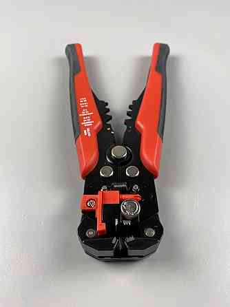 Професійні кліщі для зняття ізоляції, обрізки дротів та обтиску клем 205 мм Мукачево