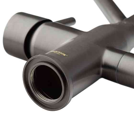 Кухонный смеситель MixxusPremium Gravity 021 графитовый с черным отражающим покрытием (MI6979) Харьков