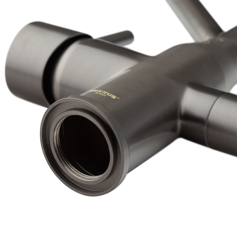 Кухонный смеситель MixxusPremium Gravity 021 графитовый с черным отражающим покрытием (MI6979) Харьков - изображение 2