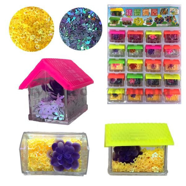 Присыпка блестки в домике 20 шт Киев - изображение 1