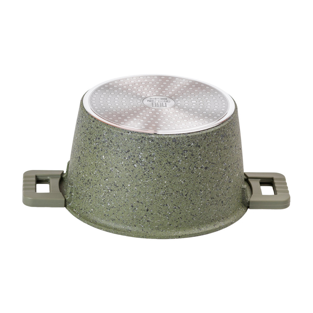 MGC Алюмінієва каструля об'ємом 5,3 л з кришкою Ø 24 см з антипригарним покриттям MGC HP-4-446G Коломыя - изображение 3