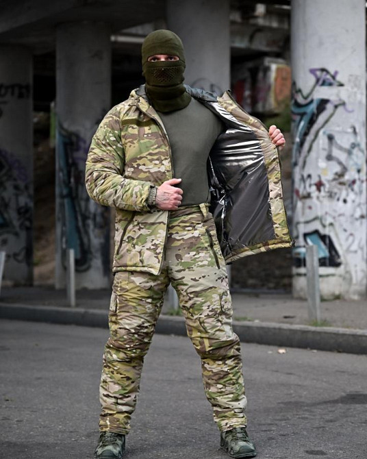 Зимовий тактичний костюм TASLAN Oblivion водонепроникний мультикам ВТ3759 Одеса - фото 11