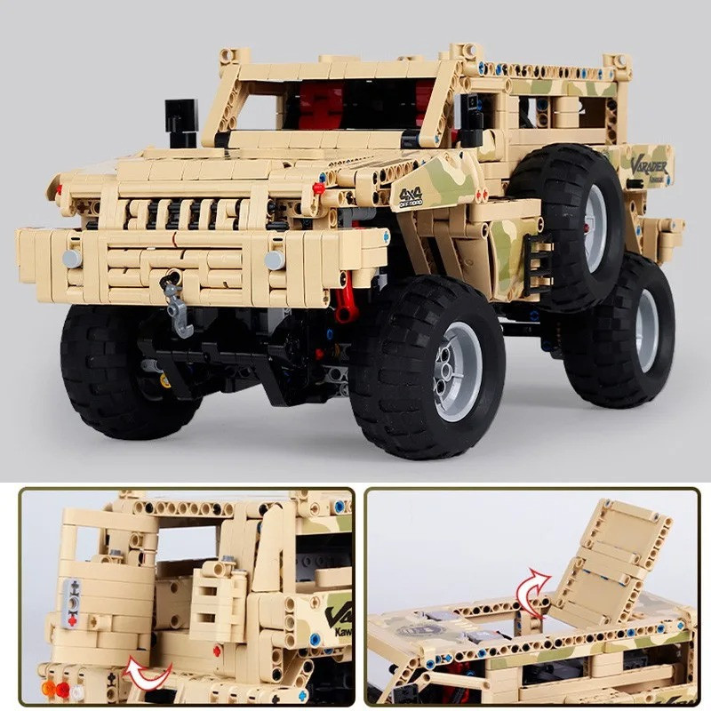 Конструктор автомобиль бронетранспортер MARAUDER Мародер MOULD KING, 2018 деталей Каменец-Подольский - изображение 4