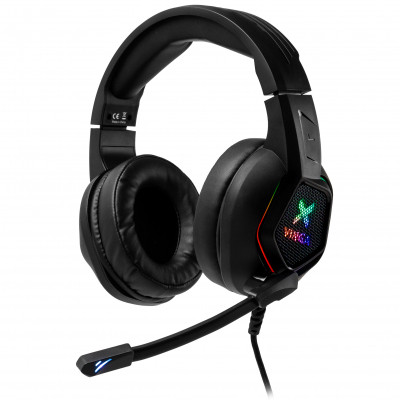 Наушники Vinga HSCU-160 Gaming LED Black (HSCU-160) Винница - изображение 1
