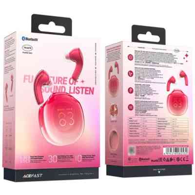 Наушники Acefast T9 Pomelo Red (6974316282532) Винница