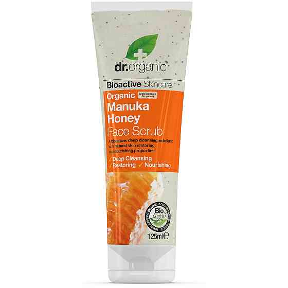 Скраб для обличчя з медом Манука Dr.Organic 125 мл Вінниця