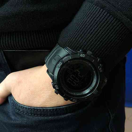 Чоловічі годинники з пластиковим ремінцем SKMEI 1475BK BLACK, Годинники військової тематики CD-46 Івано-Франківськ