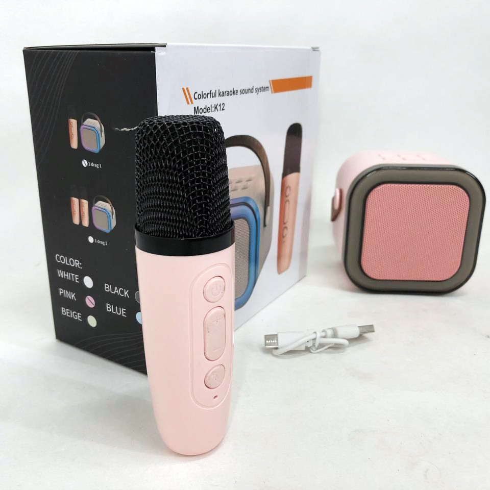 Мікрофон караоке бездротовий з динаміком для дітей, Караоке мікрофон з bluetooth динаміком CF-40 Львів - фото 7