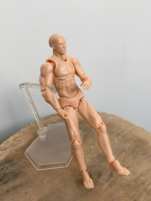 Рухливі фігурки RESTEQ, манекен людини. Статуетки для художника з підставкою 13см, шарнірні фігурки Київ - фото 10