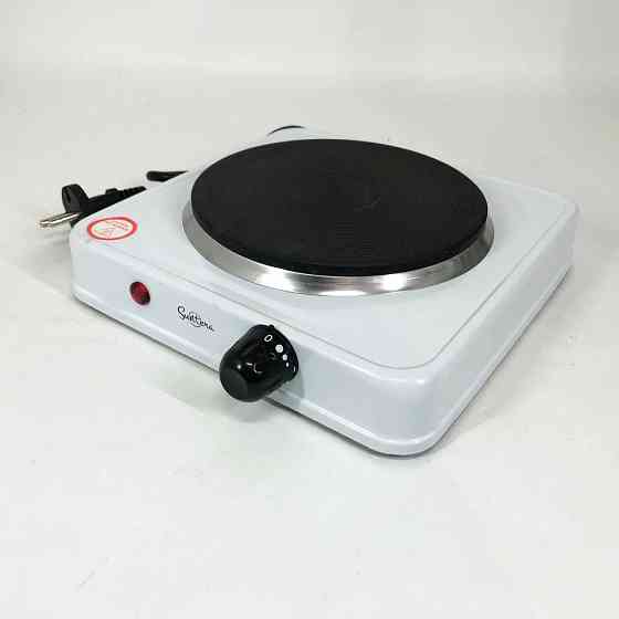 Плита для приготування страв Suntera, Електрична плитка одноконфорочна, Зручна портативна плита AL-13 Івано-Франківськ