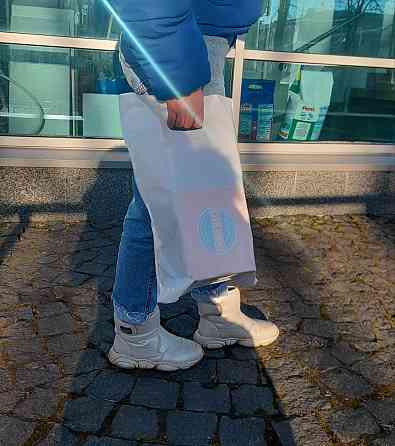 Пакет банан АКТ, 30х40(+3)см, 50 мкм, (100 шт.) белый, LDPE пищевой Павлоград