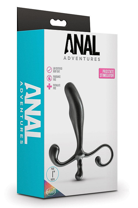 Массажер простаты Blush черного цвета, 12.4 см х 2.5 см Sex Aura Киев - изображение 6