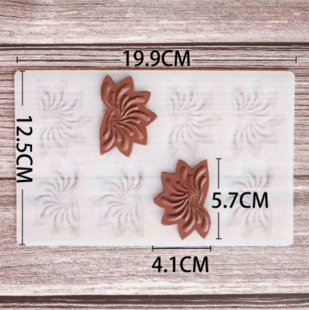 Формочка для шоколада Цветы 199 на 125 мм серый Киев - изображение 2