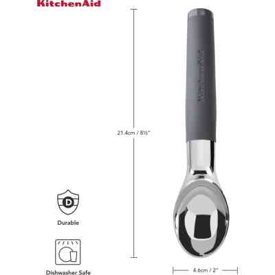 Ложка для морозива KitchenAid Coreline, 21,6 см, сіра (KAS117OHCGG) Вінниця