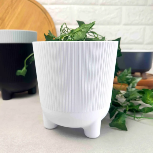 Вазон Арія-Джампер 18см 3,5л білий Ламела Житомир - фото 2