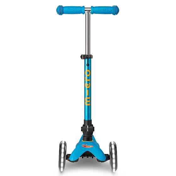Самокат MICRO складний серії Mini Deluxe Foldable LED – Блакитний океан Дніпро