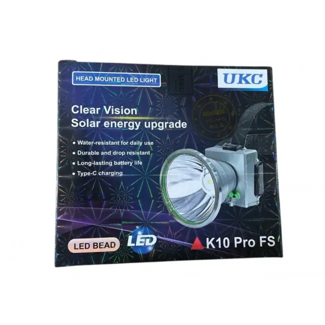Налобний ліхтар UKC K10 Pro FS LED акумуляторний Type-C, потужний, для роботи та туризму Одеса - фото 3