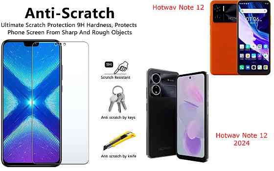 Защитное стекло NeoGlass для Hotwav Note 12, Note 12 2024 – ультрапрозрачное и устойчивое Киев