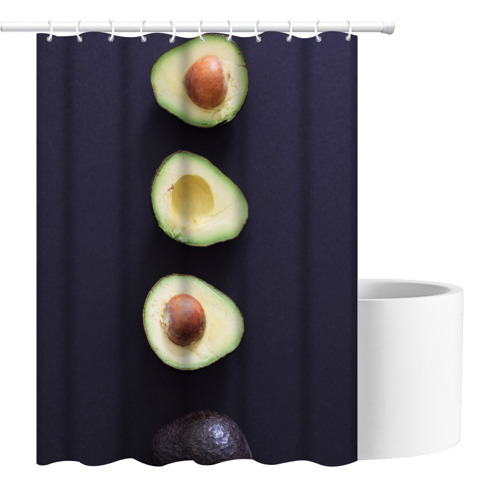 Шторка для ванны из полиэстера водонепроницаемая Bathlux 180x180 см с кольцами, занавеска для ванной комнаты Каменец-Подольский - изображение 3