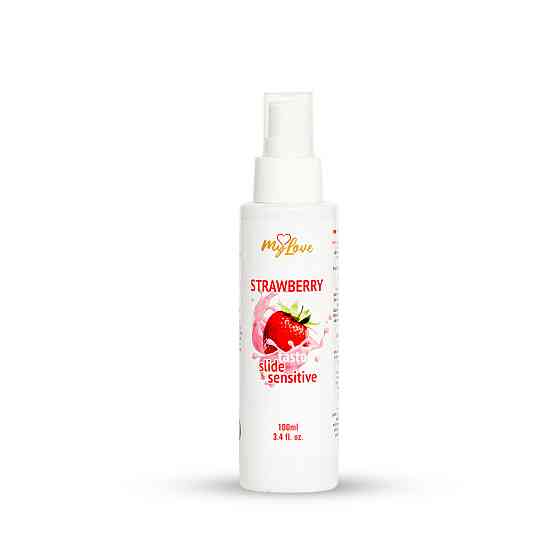 Інтимний гель-лубрикант - MyLove Taste Slide Sensitive Strawberry, 100 мл Sex Aura Київ