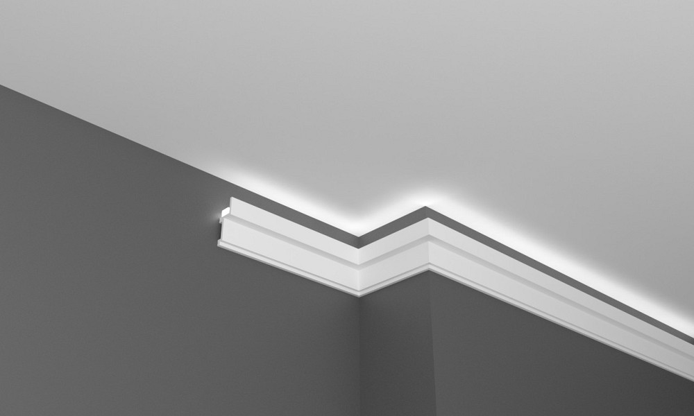 Карниз полимерный для LED освещения Grand Décor KH 915 Днепр - изображение 4