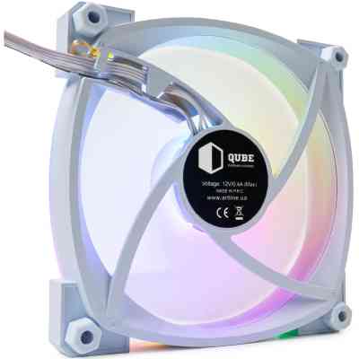 Кулер для корпуса Qube M55-1 White Винница