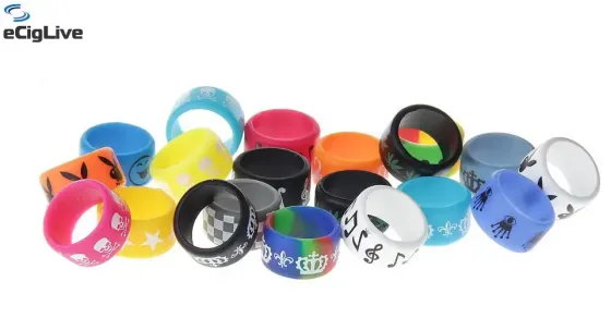 Декоративное силиконовое кольцо (разные цвета, широкие) Киев