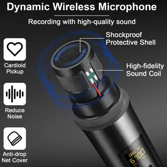 Караоке система G-Mark X220U з 2 бездротовими мікрофонами Київ