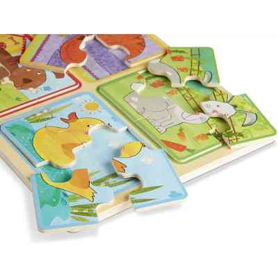 Пазл Melissa&amp;Doug дерев'яні у футлярі "Грайливі друзі" (MD31364) Вінниця
