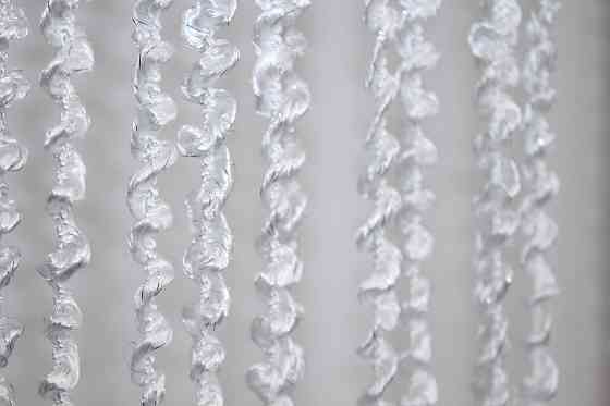 Штори-нитки спіраль з люрексом Білий 300х300см 1 шт (61-051) Київ