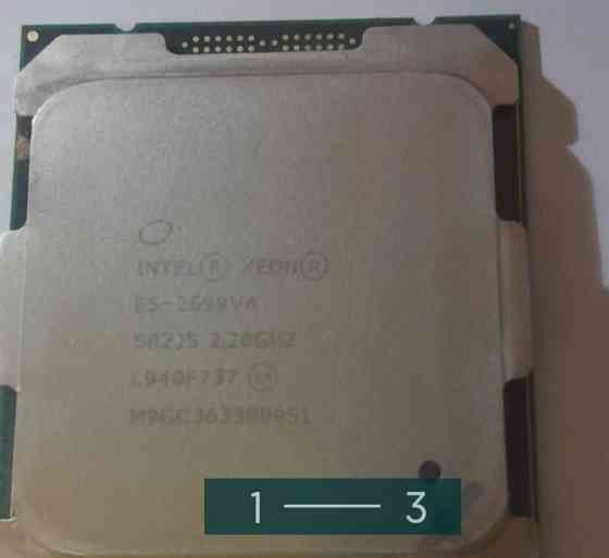Процесор: Intel Xeon 2699v4. Київ