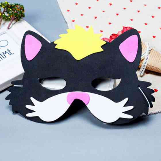 Дитяча маска Кіт one size різнобарвний Київ